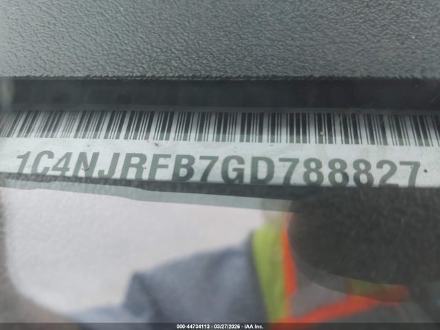 Aukcja sprzedaży 2016 Jeep Patriot Latitude, vin: 1C4NJRFB7GD788827, numer aukcji: 44734113