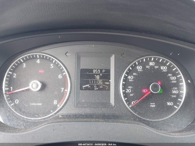 Aukcja sprzedaży 2012 Volkswagen Jetta 2.5l Se, vin: 3VWDP7AJ2CM411895, numer aukcji: 44734131