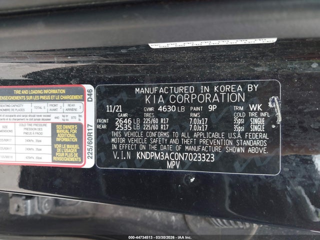 2022 KIA SPORTAGE KNDPM3AC0N7023323 Photo 8