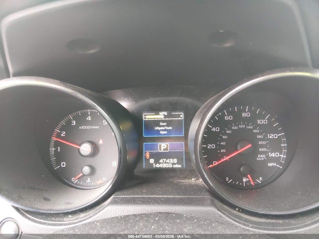 2015 Subaru Legacy 2.5i მანქანა იყიდება აუქციონზე, vin: 4S3BNAA62F3061800, აუქციონის ნომერი: 44734653