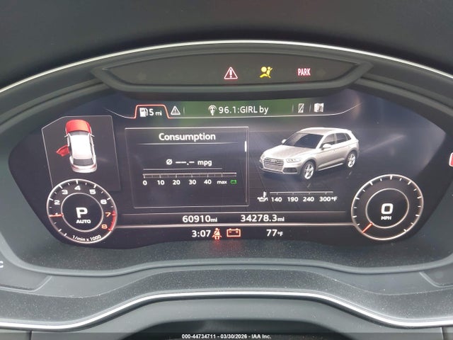 44734711 :رقم المزاد ، WA1CNAFY8L2094181 vin ، 2020 Audi Q5 Prestige مزاد بيع