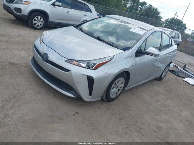 2019 TOYOTA PRIUS JTDKARFU3K3099662 Photo 1