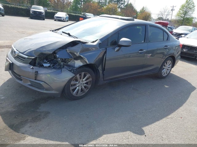 2012 Honda Civic Ex-l მანქანა იყიდება აუქციონზე, vin: 2HGFB2F95CH504647, აუქციონის ნომერი: 44735063