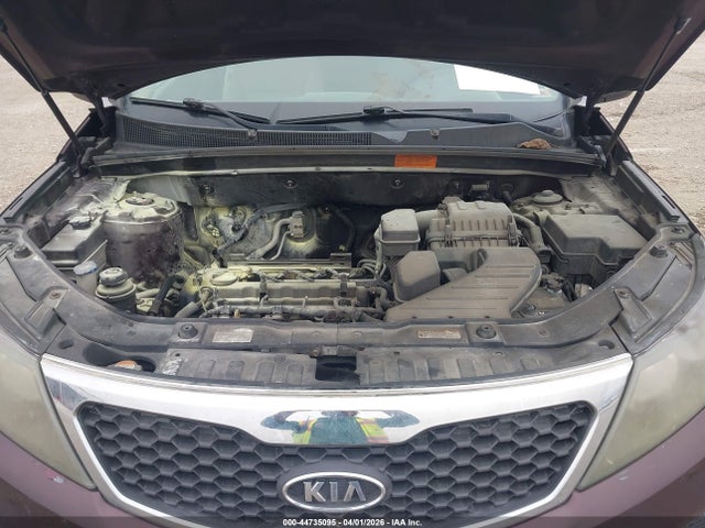44735095 :رقم المزاد ، 5XYKT3A12BG133722 vin ، 2011 Kia Sorento Lx مزاد بيع
