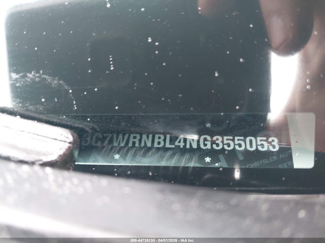 44735130 :رقم المزاد ، 3C7WRNBL4NG355053 vin ، 2022 Ram 5500 Chassis Tradesman/slt مزاد بيع