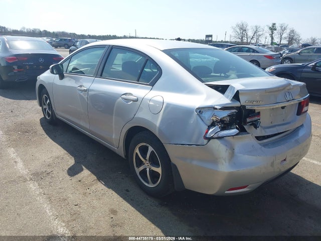 44735175 :رقم المزاد ، 19XFB2F71FE287689 vin ، 2015 Honda Civic Se مزاد بيع