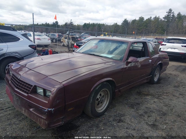 44735209 :رقم المزاد ، 1G1GZ37G1GR199776 vin ، 1986 Chevrolet Monte Carlo مزاد بيع