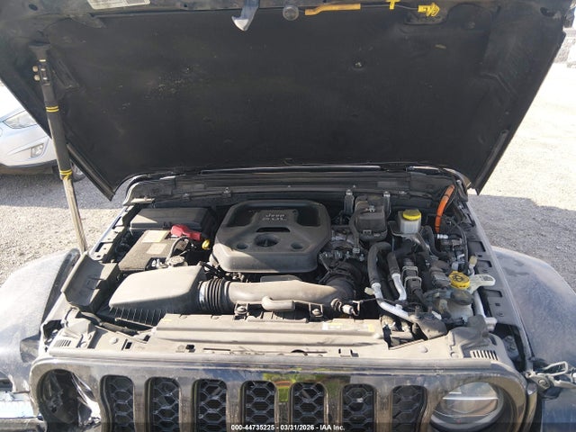 44735225 :رقم المزاد ، 1C4JJXP6XMW759813 vin ، 2021 Jeep Wrangler 4xe Unlimited High Altitude 4x4 مزاد بيع