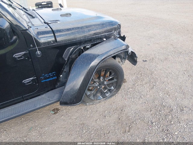 44735225 :رقم المزاد ، 1C4JJXP6XMW759813 vin ، 2021 Jeep Wrangler 4xe Unlimited High Altitude 4x4 مزاد بيع