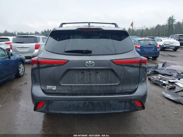 2021 Toyota Highlander Le მანქანა იყიდება აუქციონზე, vin: 5TDBZRBH5MS554160, აუქციონის ნომერი: 44735445