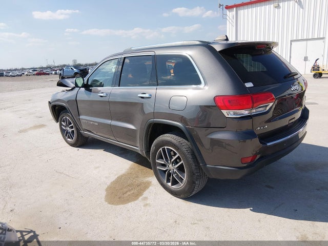 44735772 :رقم المزاد ، 1C4RJFBG9JC127816 vin ، 2018 Jeep Grand Cherokee Limited 4x4 مزاد بيع