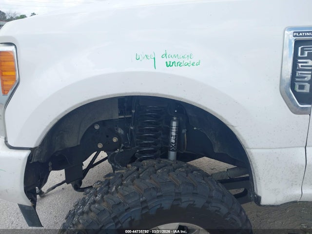 Aukcja sprzedaży 2019 Ford F-250 Platinum, vin: 1FT7W2BT5KEF64667, numer aukcji: 44735792