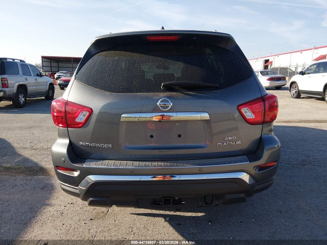 2017 Nissan Pathfinder Platinum მანქანა იყიდება აუქციონზე, vin: 5N1DR2MM3HC631184, აუქციონის ნომერი: 44735807
