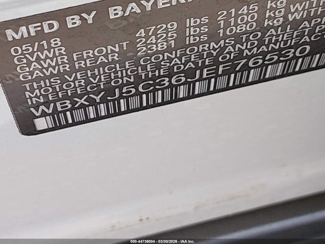 WBXYJ5C36JEF76530 BMW X2 Xdrive28i