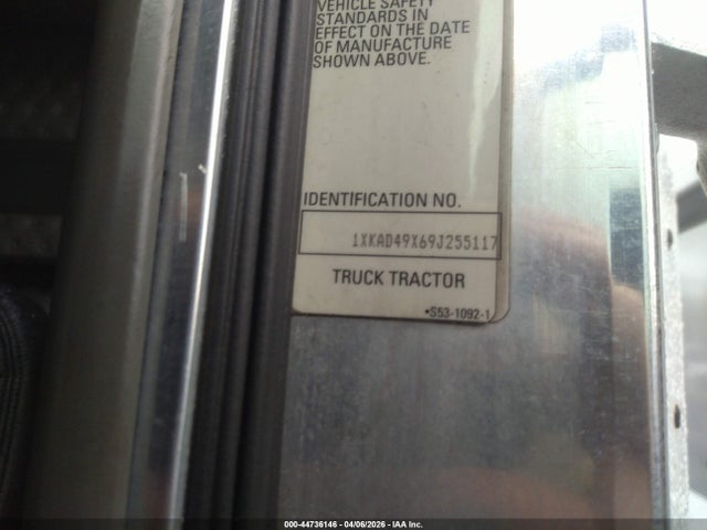 Продажа на аукционе авто 2009 Kenworth Construction T660, vin: 1XKAD49X69J255117, номер лота: 44736146