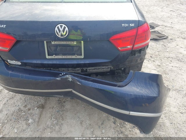 44736170 :رقم المزاد ، 1VWBN7A37DC021358 vin ، 2013 Volkswagen Passat 2.0l Tdi Se مزاد بيع