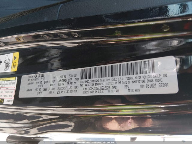 1C4HJXDG7JW222128 Jeep Wrangler Unlimited Sport S 4x4