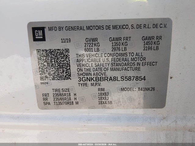 Chevrolet Blazer Fwd 1lt 2020 3GNKBBRA8LS587854 Image 9