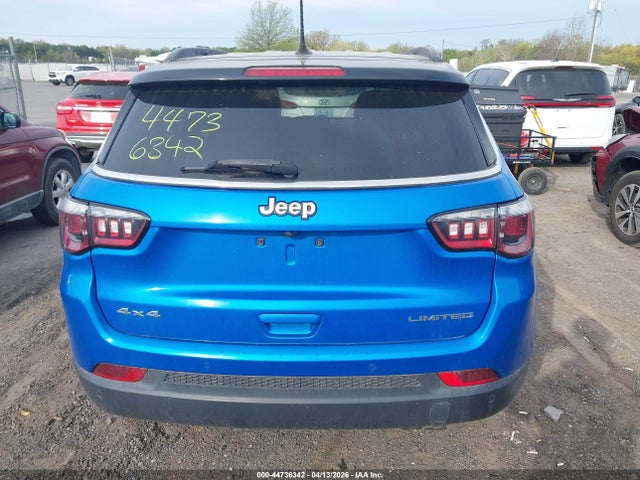 44736342 :رقم المزاد ، 3C4NJDCB8MT604833 vin ، 2021 Jeep Compass Limited 4x4 مزاد بيع