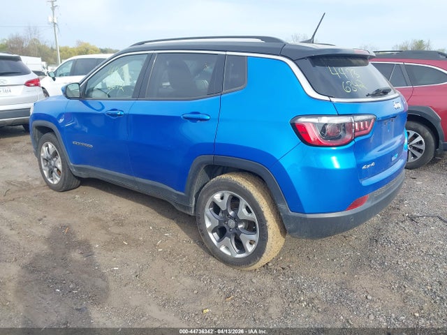 44736342 :رقم المزاد ، 3C4NJDCB8MT604833 vin ، 2021 Jeep Compass Limited 4x4 مزاد بيع