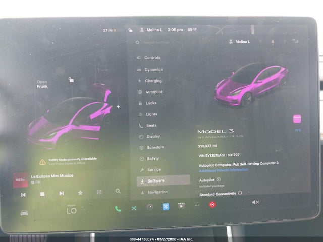 Auction sale of the 2020 Tesla Model 3 Standard Range Plus Rear-wheel Drive/standard Range Rear-wheel Drive, vin: 5YJ3E1EA6LF631797, lot number: 44736374