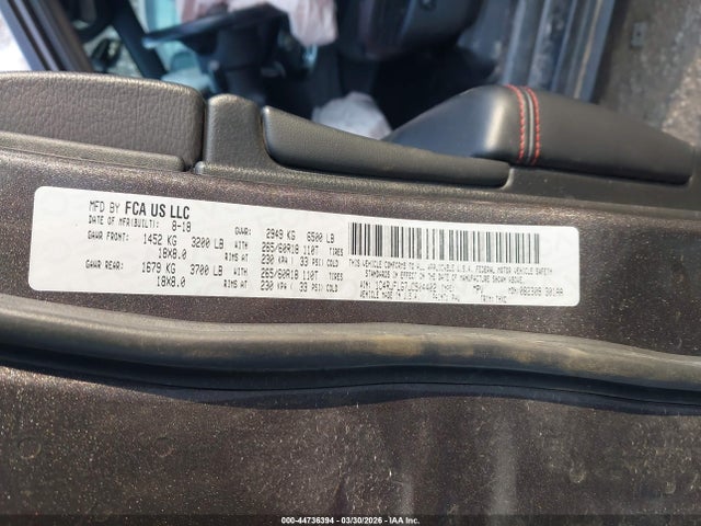 Продажа на аукционе авто 2018 Jeep Grand Cherokee Trailhawk 4x4, vin: 1C4RJFLG7JC504402, номер лота: 44736394