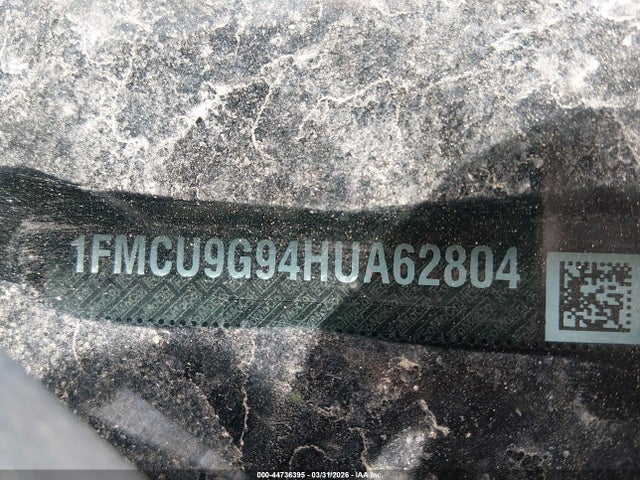 1FMCU9G94HUA62804 Ford ESCAPE SE