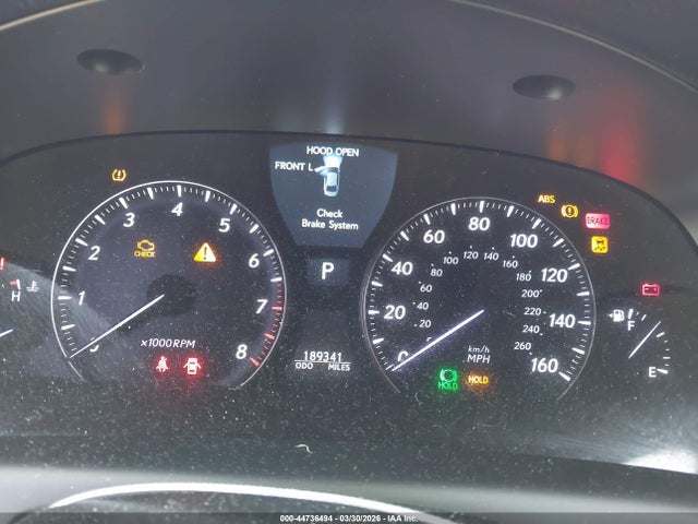 Продаж на аукціоні авто 2012 Lexus Ls 460, vin: JTHBL5EF1C5111074, номер лоту: 44736494