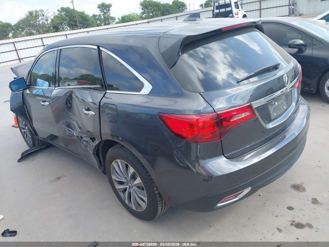Продаж на аукціоні авто 2014 Acura Mdx Technology Package, vin: 5FRYD4H46EB032304, номер лоту: 44736509