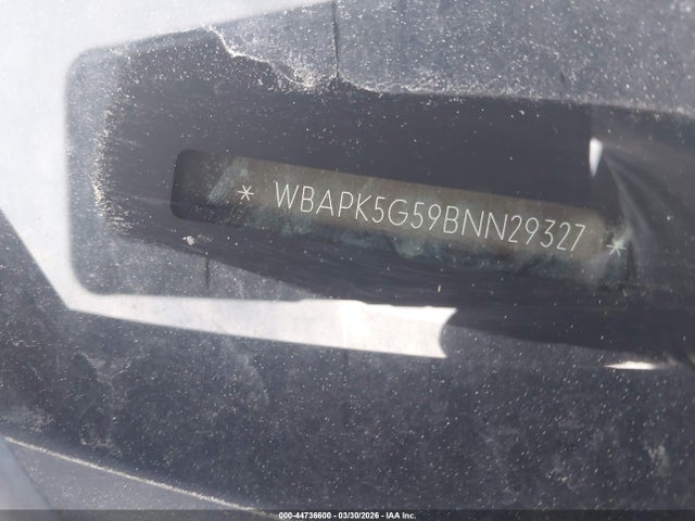 44736600 :رقم المزاد ، WBAPK5G59BNN29327 vin ، 2011 Bmw 328i Xdrive مزاد بيع