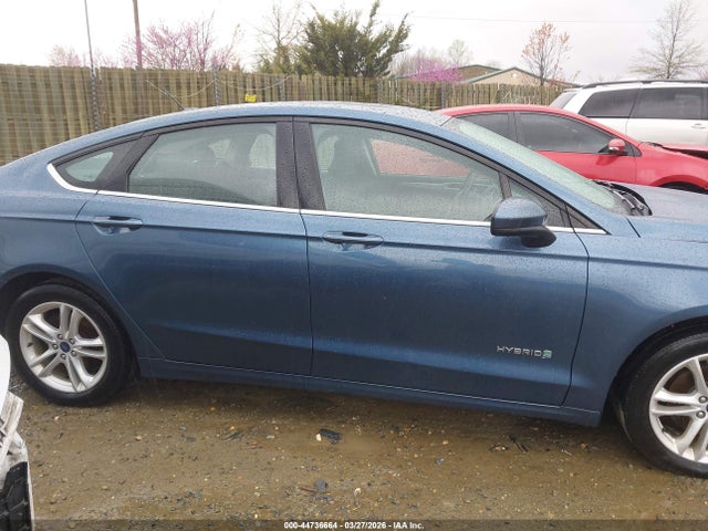 44736664 :رقم المزاد ، 3FA6P0LU9JR275765 vin ، 2018 Ford Fusion Hybrid Se مزاد بيع