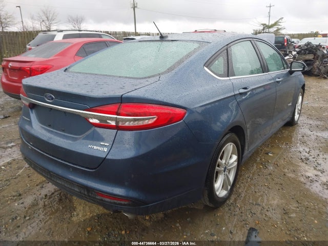 44736664 :رقم المزاد ، 3FA6P0LU9JR275765 vin ، 2018 Ford Fusion Hybrid Se مزاد بيع
