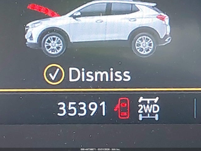 44736671 :رقم المزاد ، KL4MMESL1MB129430 vin ، 2021 Buick Encore Gx Awd Select مزاد بيع