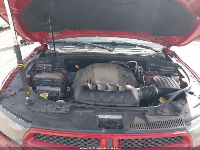 44736706 :رقم المزاد ، 1C4SDJCTXCC116527 vin ، 2012 Dodge Durango R/t مزاد بيع