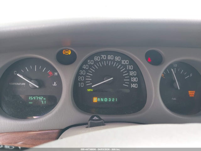 Продаж на аукціоні авто 2003 Buick Lesabre Custom, vin: 1G4HP52K334199516, номер лоту: 44736806