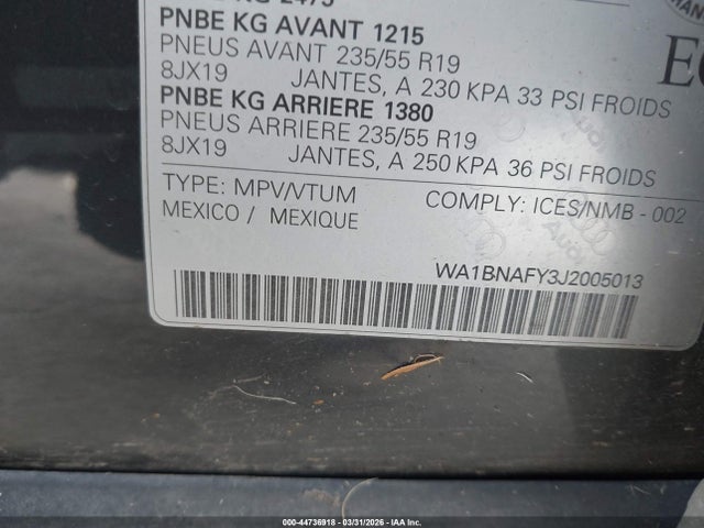 2018 AUDI Q5 WA1BNAFY3J2005013 Photo 8