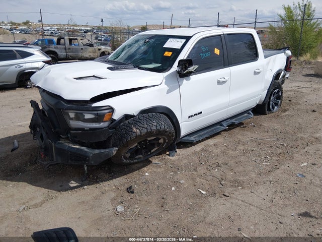 44737074 :رقم المزاد ، 1C6SRFLT5LN215928 vin ، 2020 Ram 1500 Rebel  4x4 5'7 Box مزاد بيع