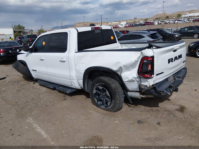 44737074 :رقم المزاد ، 1C6SRFLT5LN215928 vin ، 2020 Ram 1500 Rebel  4x4 5'7 Box مزاد بيع