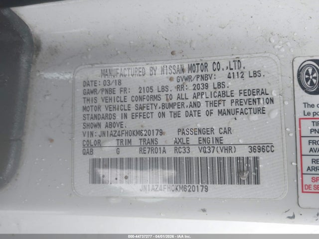 2019 NISSAN 370Z JN1AZ4FH0KM620179 Photo 8