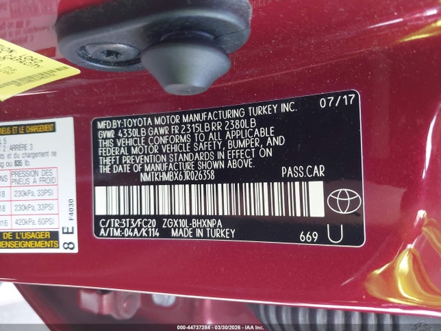 NMTKHMBX6JR026358 Toyota C-hr Xle Premium