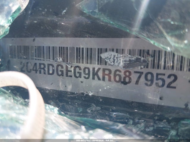 Продаж на аукціоні авто 2019 Dodge Grand Caravan Gt, vin: 2C4RDGEG9KR687952, номер лоту: 44737522