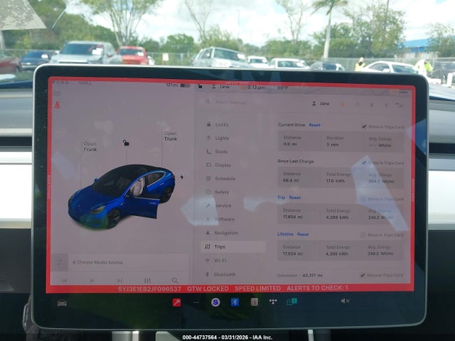 Продажа на аукционе авто 2018 Tesla Model 3 Long Range/performance, vin: 5YJ3E1EB2JF096537, номер лота: 44737564
