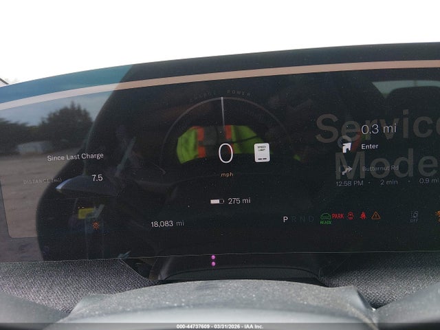 44737609 :رقم المزاد ، 50EA1PFA1PA007033 vin ، 2023 Lucid Air Pure مزاد بيع