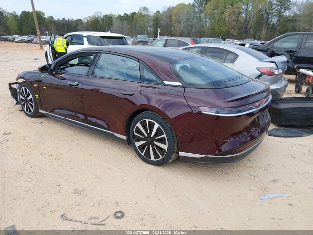 44737609 :رقم المزاد ، 50EA1PFA1PA007033 vin ، 2023 Lucid Air Pure مزاد بيع