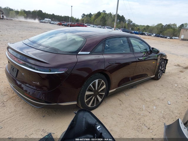 44737609 :رقم المزاد ، 50EA1PFA1PA007033 vin ، 2023 Lucid Air Pure مزاد بيع