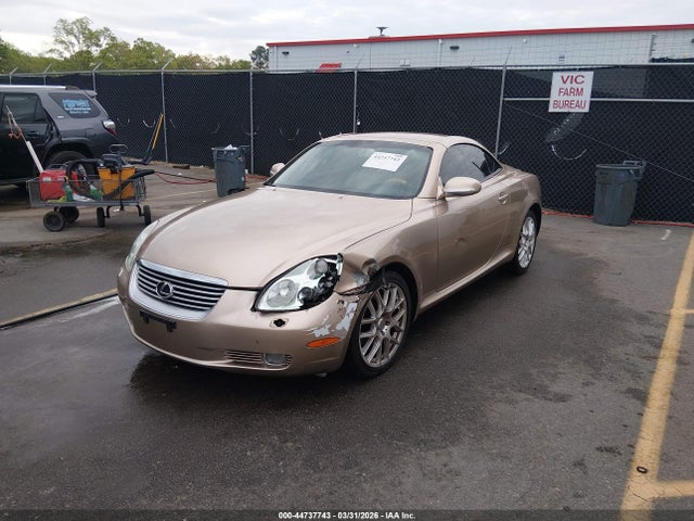 Продаж на аукціоні авто 2002 Lexus Sc 430, vin: JTHFN48Y320016420, номер лоту: 44737743