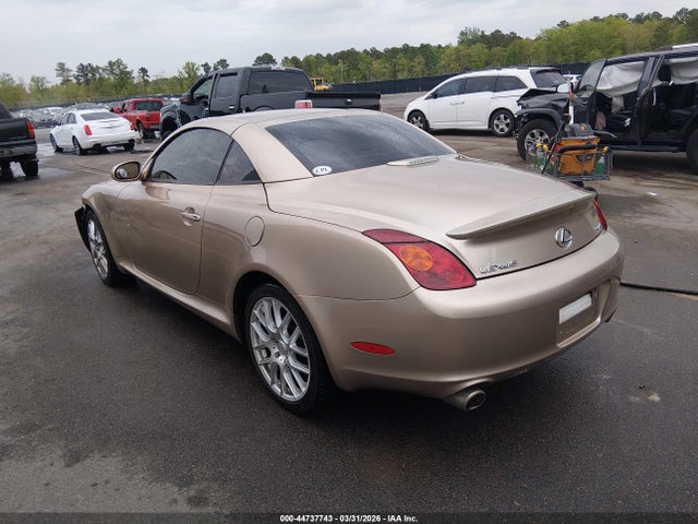 Продаж на аукціоні авто 2002 Lexus Sc 430, vin: JTHFN48Y320016420, номер лоту: 44737743