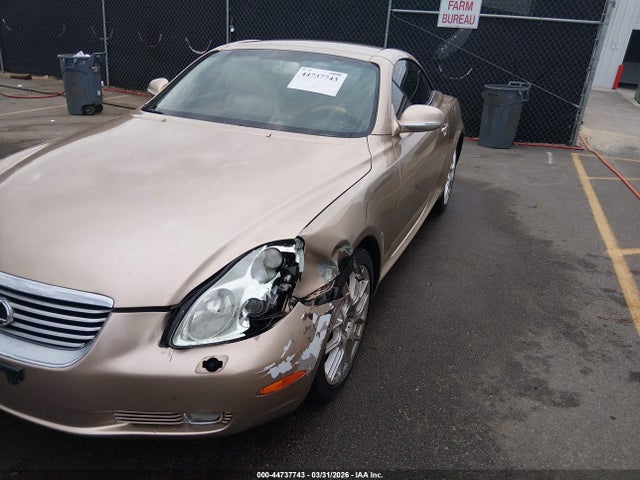Продаж на аукціоні авто 2002 Lexus Sc 430, vin: JTHFN48Y320016420, номер лоту: 44737743