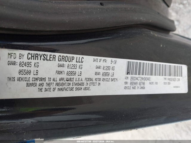 2010 DODGE CHARGER 2B3CA4CT2AH303481 Photo 8