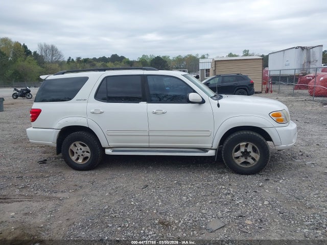 44737788 :رقم المزاد ، 5TDZT38A72S099607 vin ، 2002 Toyota Sequoia Limited V8 مزاد بيع